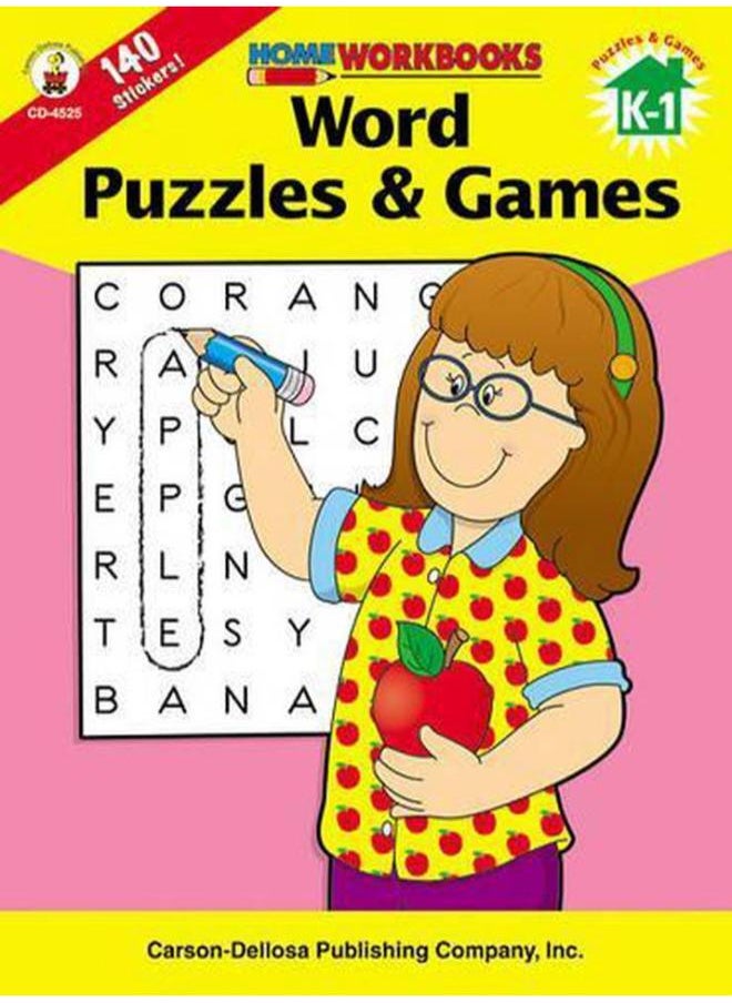 Word Puzzles & Games (Home Workbooks) By Carson-Dellosa 