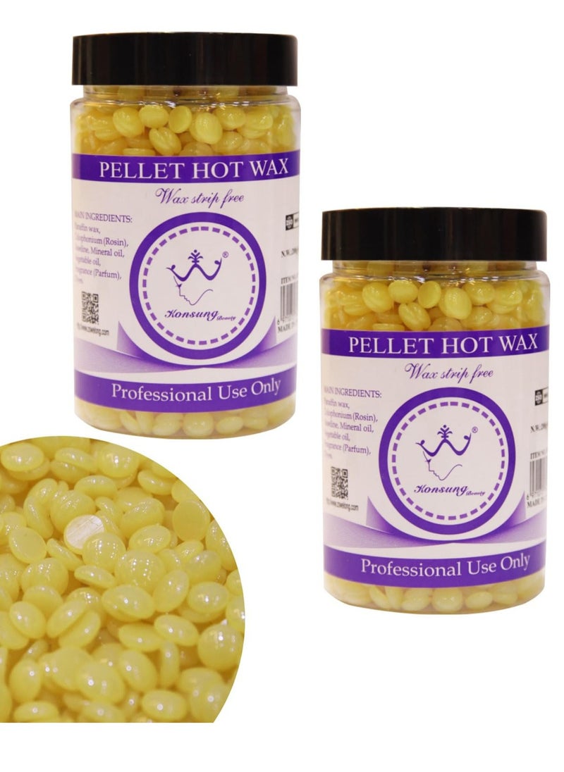 Konsung Beauty - Pellet Hair Removal Hot Wax Beans Honey 400gm - Image 1