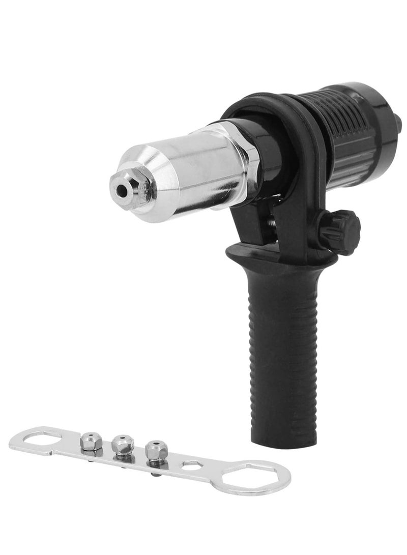 Professional Rivet Gun Adapter Kit with Handle Grip for Cordless Screwdrivers and Drills, Versatile Riveting Hand Tool  - Image 1