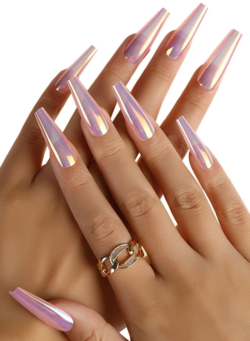 أظافر صناعية طويلة للغاية 24 قطعة - Image 1
