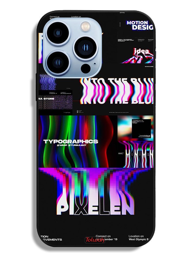 Tolwak Apple iPhone 13 Pro Protective Case Motion Design - Image 2