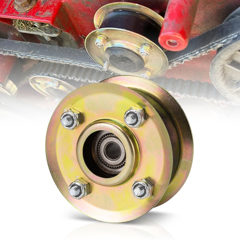 2 Pack OD70mm 131-4529 Mower Belt Idler Pulley kit Compatible with Toro 30'' Deck Mower Replaces 131-4509 125-2532 Fits TimeMaster TurfMaster Lawn Mower - Image 2