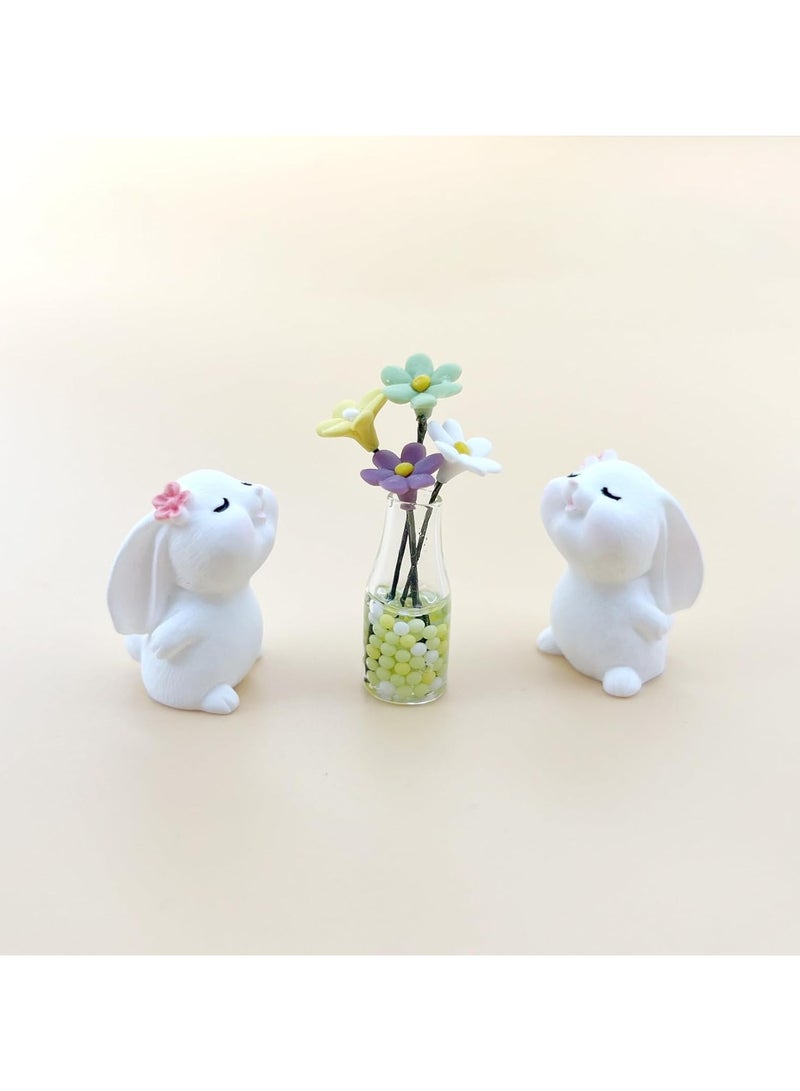 عام إكسسوارات لوحة القيادة لطيفة على شكل زهور الأقحوان: زينة مرآة السيارة لطيفة على شكل أرنب للنساء والفتيات، تزيينات للزهور في السيارة، هدايا ممتعة لداخل السيارة، زينة لوحة القيادة الجمالية، أجواء صيفية. - Image 1