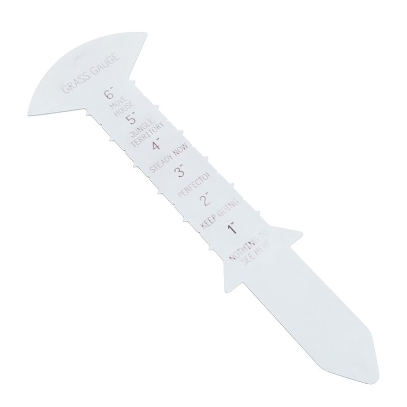 Grass Gauge 30cm Clear Funny Text Sturdy Iron Grass Height Measuring Ruler for Garden Yard Lawn - Image 5