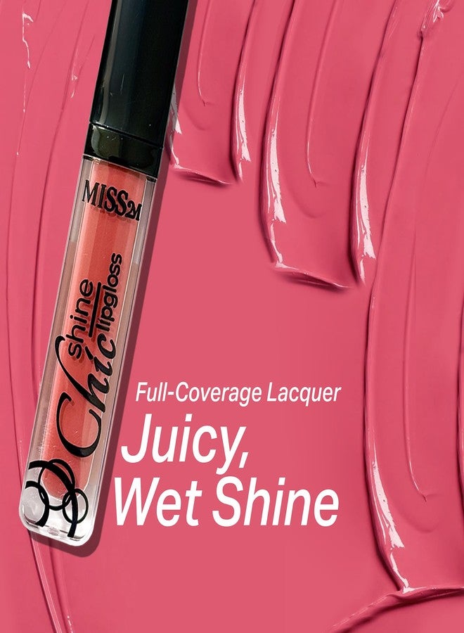 ميس تو ام ملمع شفاه MISS2M Chic عالي اللمعان: طلاء شفاه غير لزج، فائق اللمعان، ومرطب لشفاه أكثر امتلاءً، لون 09 Pure، 0.14 أونصة سائلة - Image 3