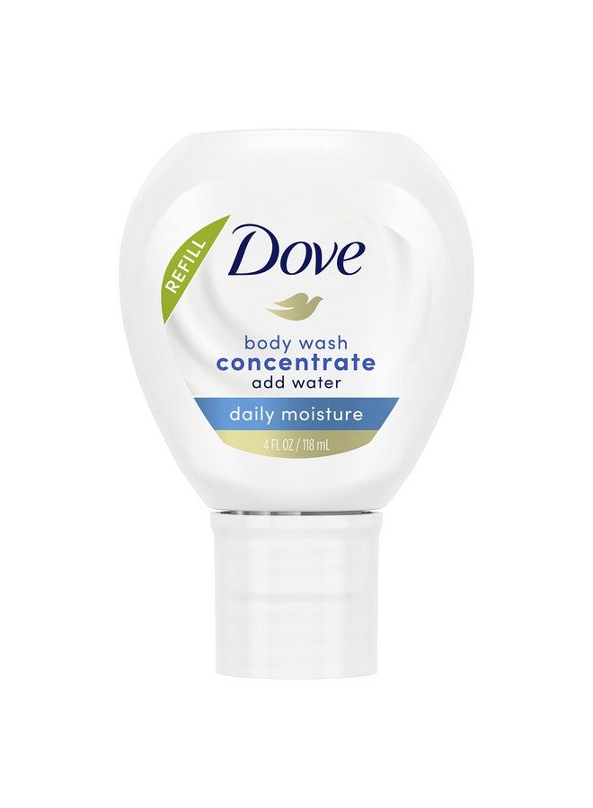 دوف عبوة إعادة تعبئة مركزة من دوف لبشرة ناعمة على الفور وتغذية تدوم طويلاً، عبوة إعادة تعبئة ترطيب يومية للاستخدام، زجاجة قابلة لإعادة الاستخدام 4 أونصة سائلة - Image 1