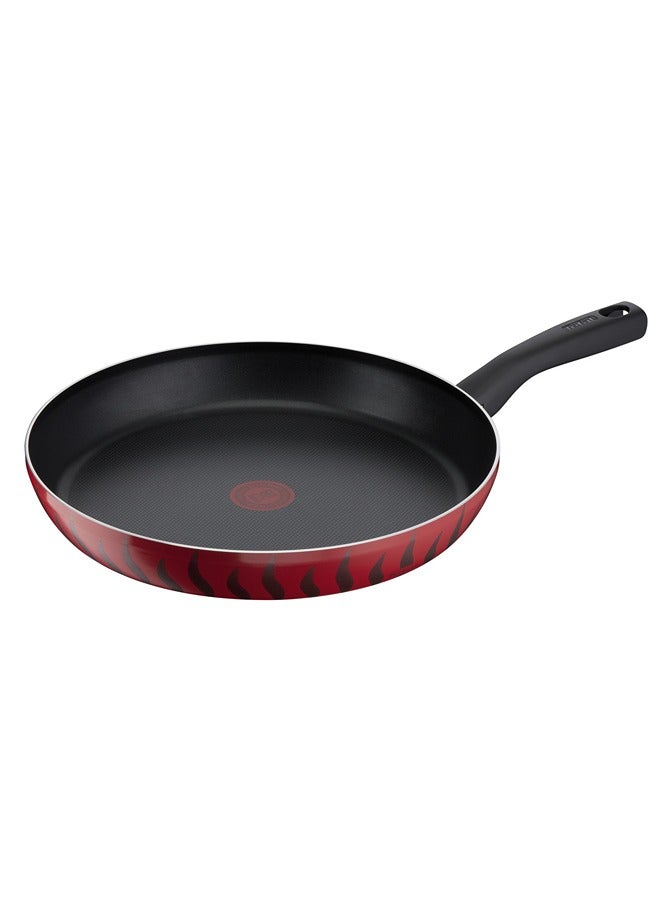 Tefal New Tempo Flame Frying Pan Size 32cm Red - Image 1