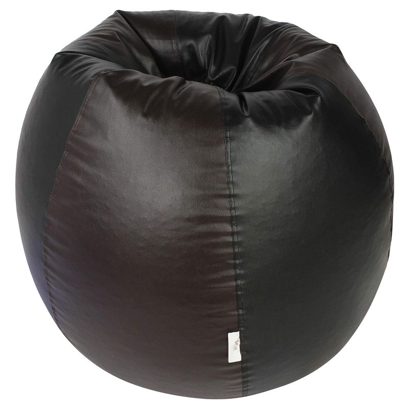 SATTVA Classy.Elegant.Stylish Sattva Classic Bean Bag Cover Without Beans XL Size Dual Colour Black Brown  - Image 5