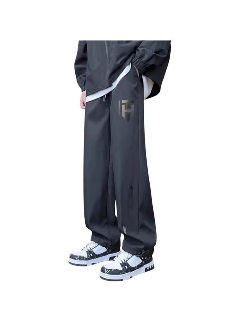 Huitich Men’s Quick-Dry Casual Combat Pants-Black, Size L  - Image 1