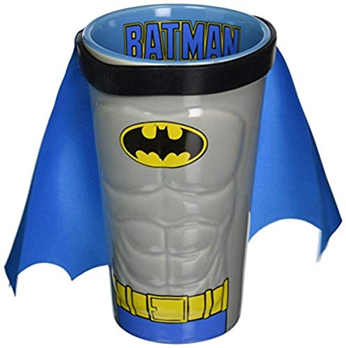 ICUP DC Batman Molded Caped Ceramic Pint Glass, Clear - Image 4