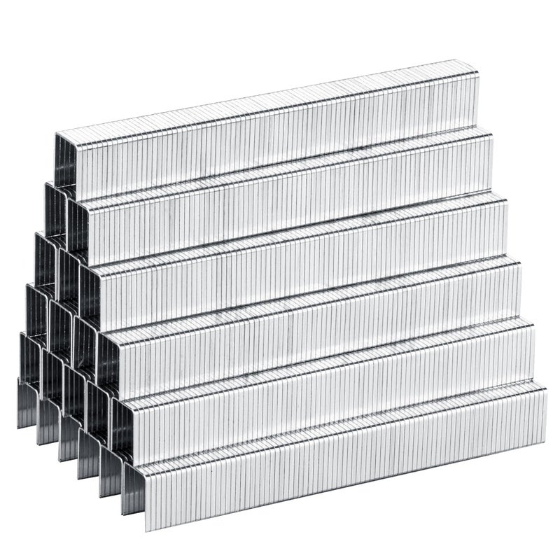 meite Staple Gun Staples 916 Inch Length Heavy Duty T50 Staples Galvanized 20 Gauge 38 Inch Crown Compatible with T50 Staple Gun Ideal for Upholstery Construction Furniture 1512 Counts - Image 2