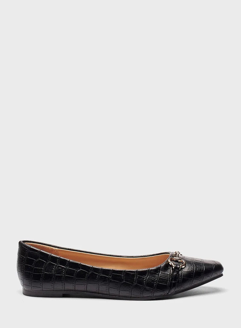 Celeste Bow Detail Ballerina