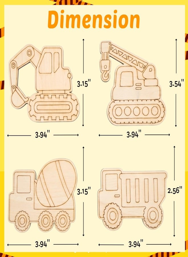 GOGREENWOVEN Construction Party Favors for Kids - 12 Pack Pre-Packaged DIY Construction Painting Craft Kits, Birthday Goodie Bag Fillers, Construction Party Supplies, Gifts & Prizes for Boys and Girls Ages 4-8 - Image 3