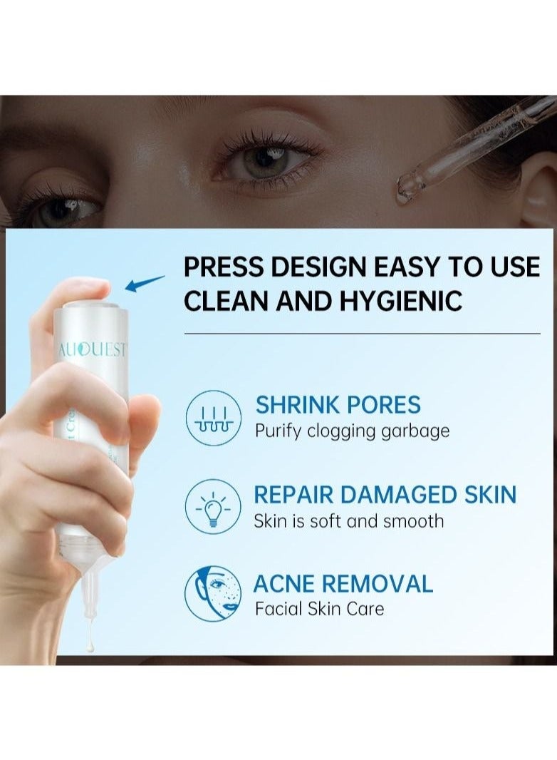 AuQuest Salicylic Acid Acne Face Cream Whitening Facial Treatment Hyaluronic Acid Black Dots Remove Skin Care Beauty Health - Image 3