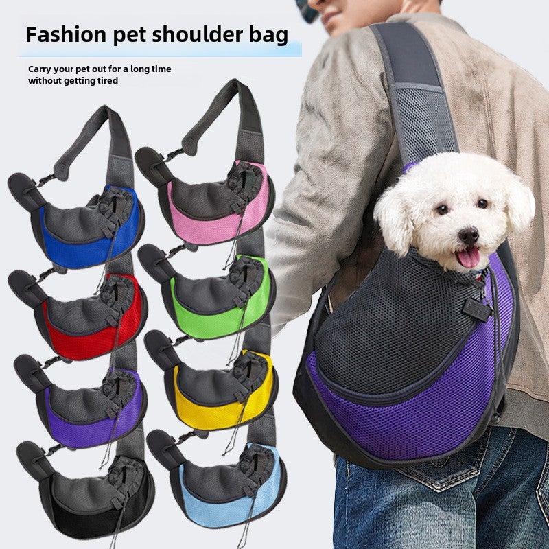 Generic Breathable Pet Carrier Shoulder Bag for Cats and Dogs small size: total length 31cm length 24cm high 22cm 