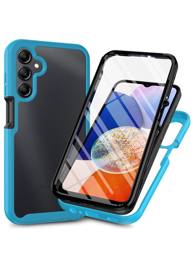 اس-توب جراب لهاتف Samsung Galaxy A15 5G / 4G Starry Sky بلون سادة من سلسلة PC + TPU مع غلاف PET - Image 1