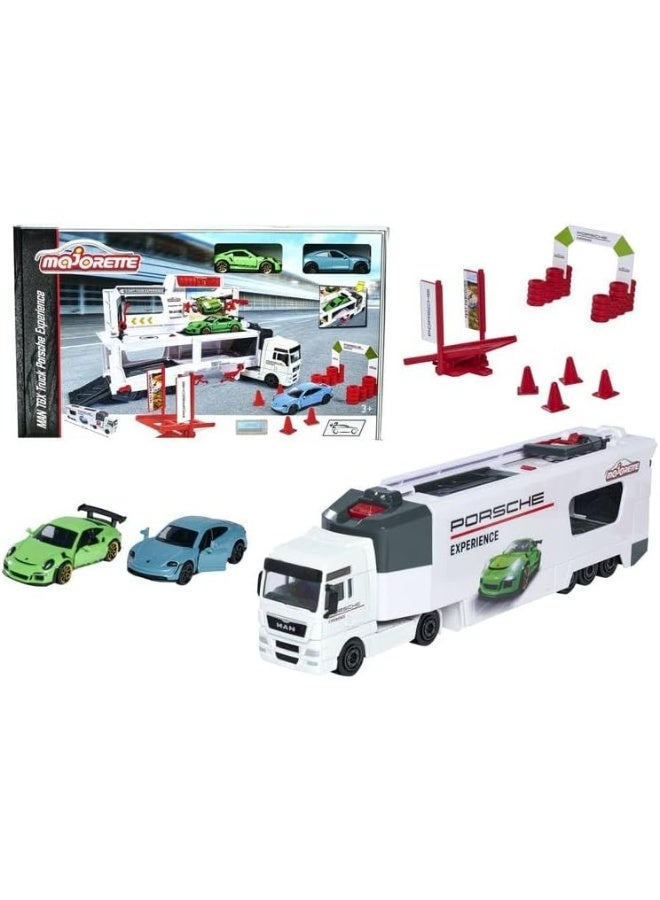 Majorette Man Tgx Truck Porsche Experience Set With 2 Cars - Image 2