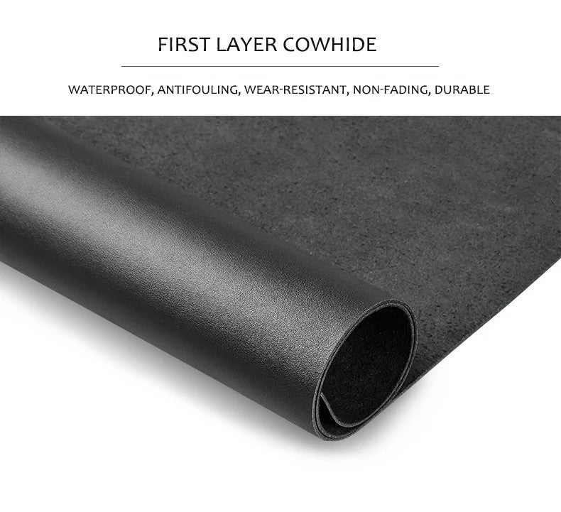 Y&D Hot Sale Vegan Leather Desk Mat - Waterproof PVC Leather Desk Pad Protector - Easy Clean Office Table Cover - Image 5