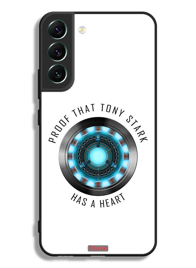 Tolwak Samsung Galaxy S22 5G Protective Case Cover Proof That Tony Stark Has A Heart - Image 3