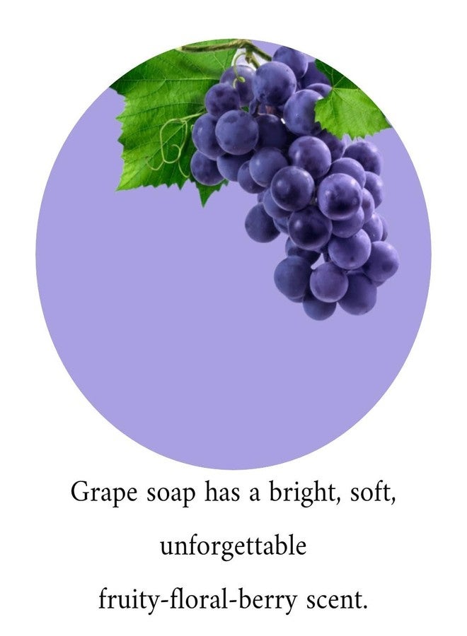 MOROZKISPA Grape Soap Bar 100% Natural Grape & Aroma Soap Pore Exfoliating, Softening Skin, Face and Body, Moisturizing Bath Bar for Women Men Kids,New Year, Christmas, Birthday Gift - Image 3
