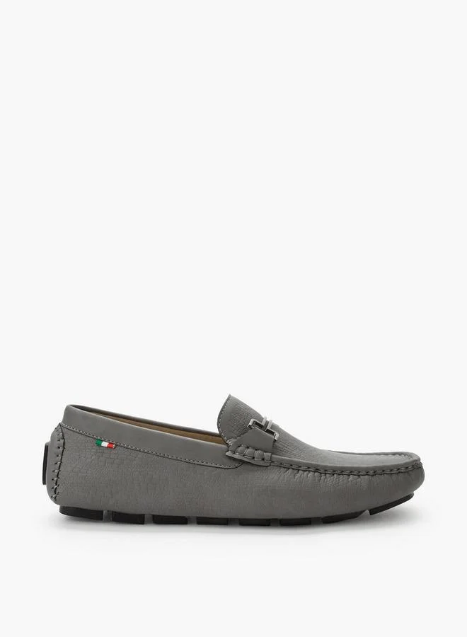 Renzo Ruganni GREY Men Slip-On Flexible Loafers for Men | Best Price UAE