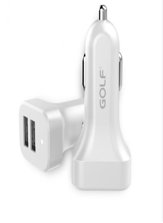 Golf Golf GF-C11 Double USB Mini 2.1A Smart Car Charger Travel 12V 24V Universal Car - Image 1
