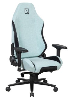 NAVODESK NAVO APEX CORE SoftKnit Gaming Chair – Ergonomic Design, 4D Adjustable Armrests, Memory Foam Headrest & Lumbar Pillow, Recline 90°–135°, Class 4 Hydraulic, 5-Star Metal Base, Max Load 135kg, Breathable Fabric, Arctic Blue | APEXCR-SK-ABL  - Image 2
