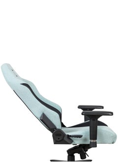NAVODESK NAVO APEX CORE SoftKnit Gaming Chair – Ergonomic Design, 4D Adjustable Armrests, Memory Foam Headrest & Lumbar Pillow, Recline 90°–135°, Class 4 Hydraulic, 5-Star Metal Base, Max Load 135kg, Breathable Fabric, Arctic Blue | APEXCR-SK-ABL  - Image 5