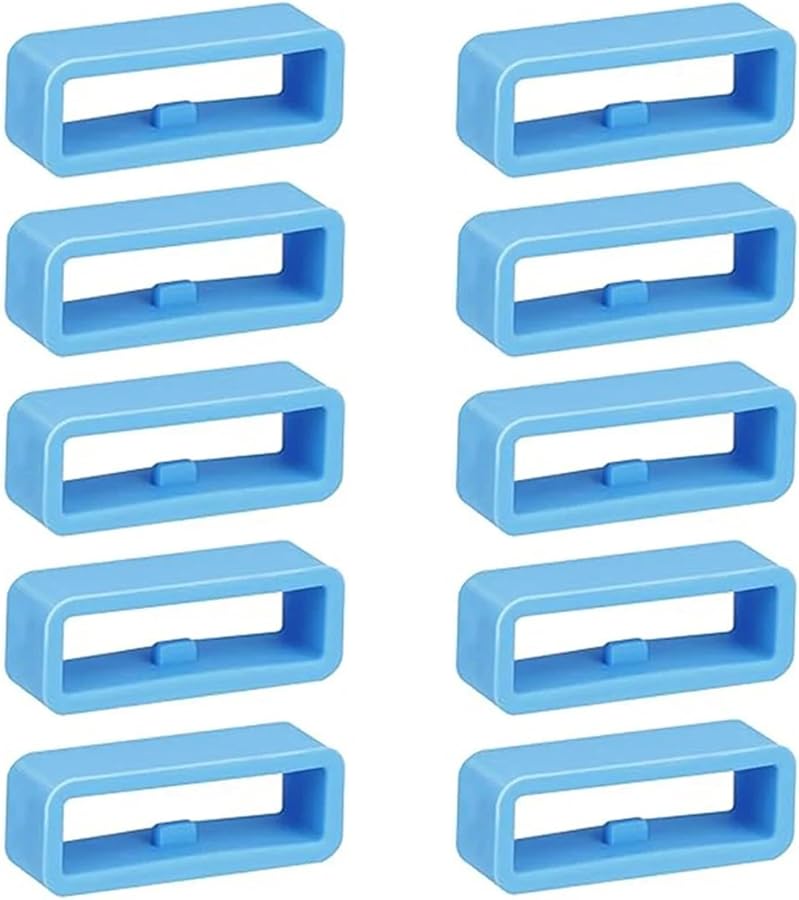 Sky Blue 26mm Universal Watch Band Holder Loop Replacement Set of 50pcs - Image 2