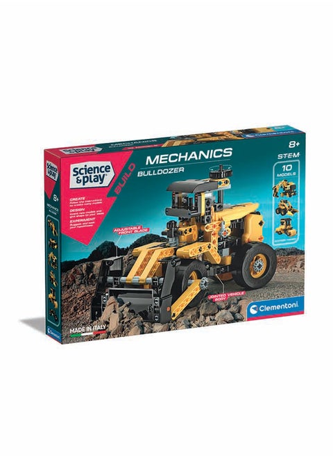 Mechanics Laboratory- Bulldozer Building Toy- Build 10 Different Models