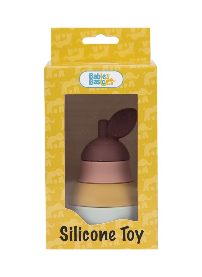 Babies Basic Silicone Stacking Toy For Babies/Kids, Pear Shape, Bpa Free 100% Safe - Pear  - Image 5