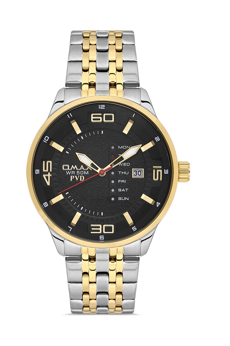 OMAX Men's Wrist-Watch | Analog | Stainless Steel Band | Elegant Design - Image 1