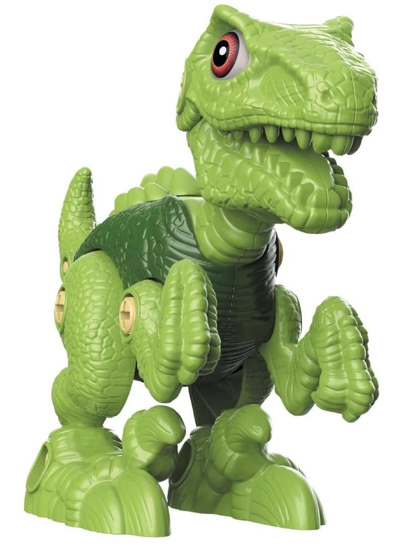 ThinkerPlace Large DIY Velociraptor Dinosaur Kit with Motor Play | Learn About Motors | Take Apart Dinosaur Toys | Build, Play & Learn | STEM Educational Toy for Kids Age 4+ | Science & Learning Toy - Image 1