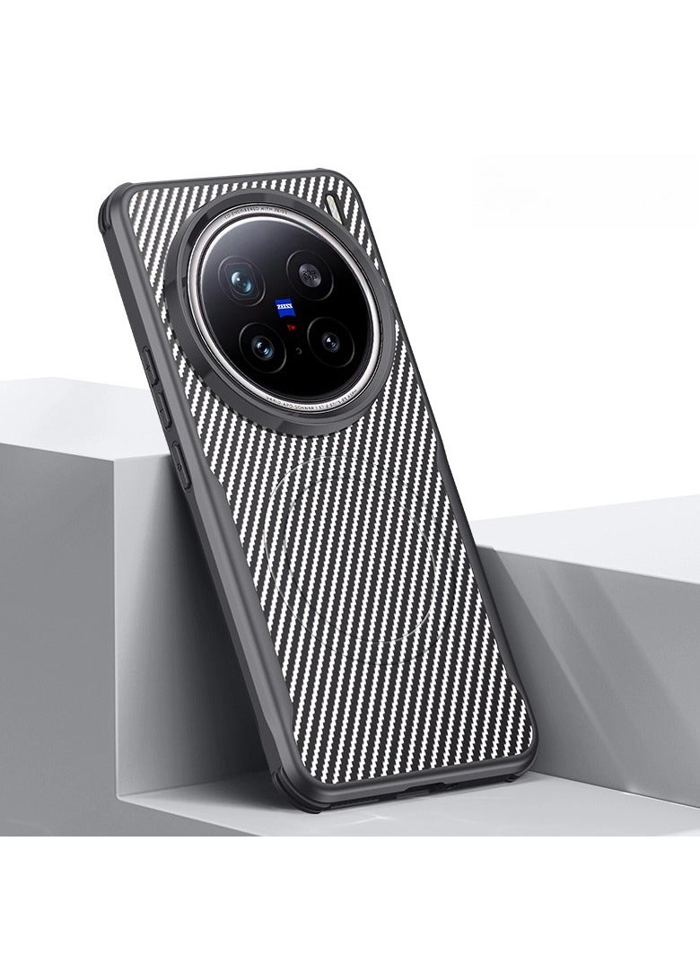 عام غطاء هاتف مغناطيسي متوافق مع Vivo X300 Pro - غطاء واقي كامل التغطية مقاوم للصدمات، متوافق مع MagSafe مع تثبيت مغناطيسي قوي