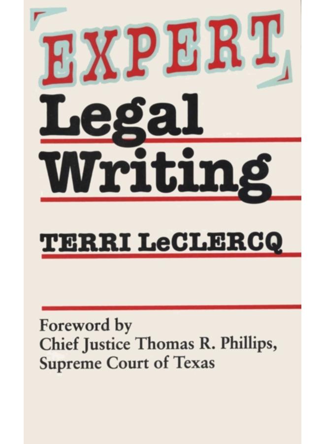 Expert Legal Writing 