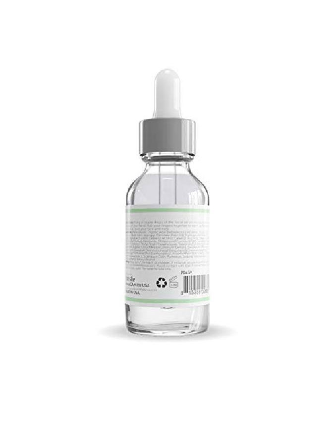 Measurable Difference - Glycolic Acid Serum 5% For All Skin Types Alpha Hydroxy Acid Facial Peel Moisturizer Antiaging Aha Skin Care Face Serum Reduce Acne Scars Wrinkles Lines Spots 1 Oz - Image 1
