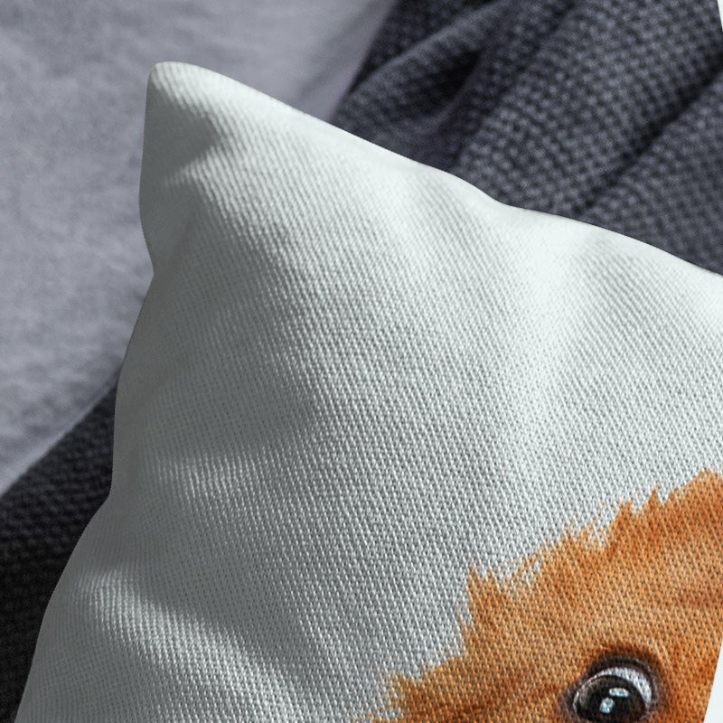 Cute Golden Retriever Print Throw Pillow Cover Soft Decorative Cushion Cover for Sofa Bed Living Room - Image 3