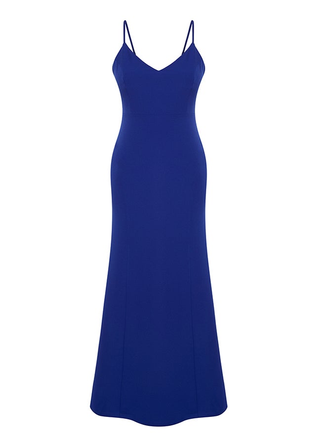trendyol - Saks Fitted Woven Long Elegant Evening Dress TPRSS24AE00061 - Image 1