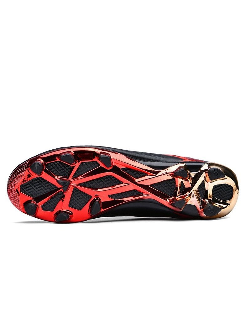 KUYING - Adult and Children's Gradient Electroplated Long Nail Training Low Top Football Boots - Image 1