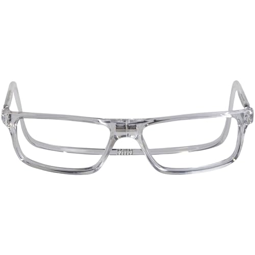Clic Magnetic Reading Glasses for Men or Women, Computer Readers, Executive (M-XL, Clear, 3.50 Magnification) - Image 2