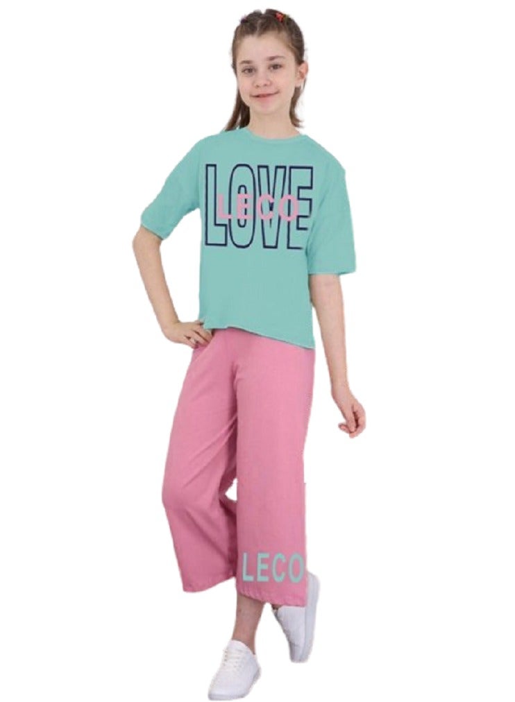Girls summer cotton pajamas - suitable for going out, clubbing and home - sizes from 12 to 16 years