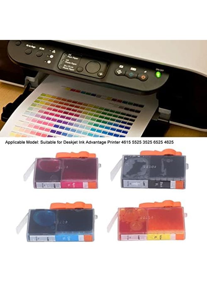 4PCS High Yield Ink Cartridges Ultra High Output for HP Deskjet 4615 5525 3525 6525 - Image 4