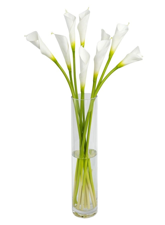 DuHouse 12pcs Calla Lilies Artificial Flowers,26" Long Stem Large Lily Flowers,Real Touch Cally Lilies for Tall Party Wedding Bridal Bouquet Home Decor Centerpiece(Vase Not Included) - Image 1