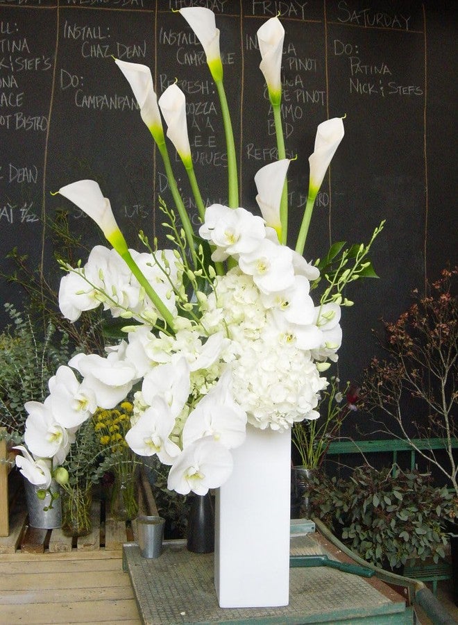 DuHouse 12pcs Calla Lilies Artificial Flowers,26" Long Stem Large Lily Flowers,Real Touch Cally Lilies for Tall Party Wedding Bridal Bouquet Home Decor Centerpiece(Vase Not Included) - Image 2