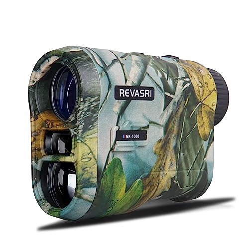 REVASRI Hunting Laser Rangefinder with Rechargeable Battery 1000 Yards Hunting Range Finder with Target Acquisition Technology EasytoUse Clear Accurate Rangefinders for Hunters - Image 1