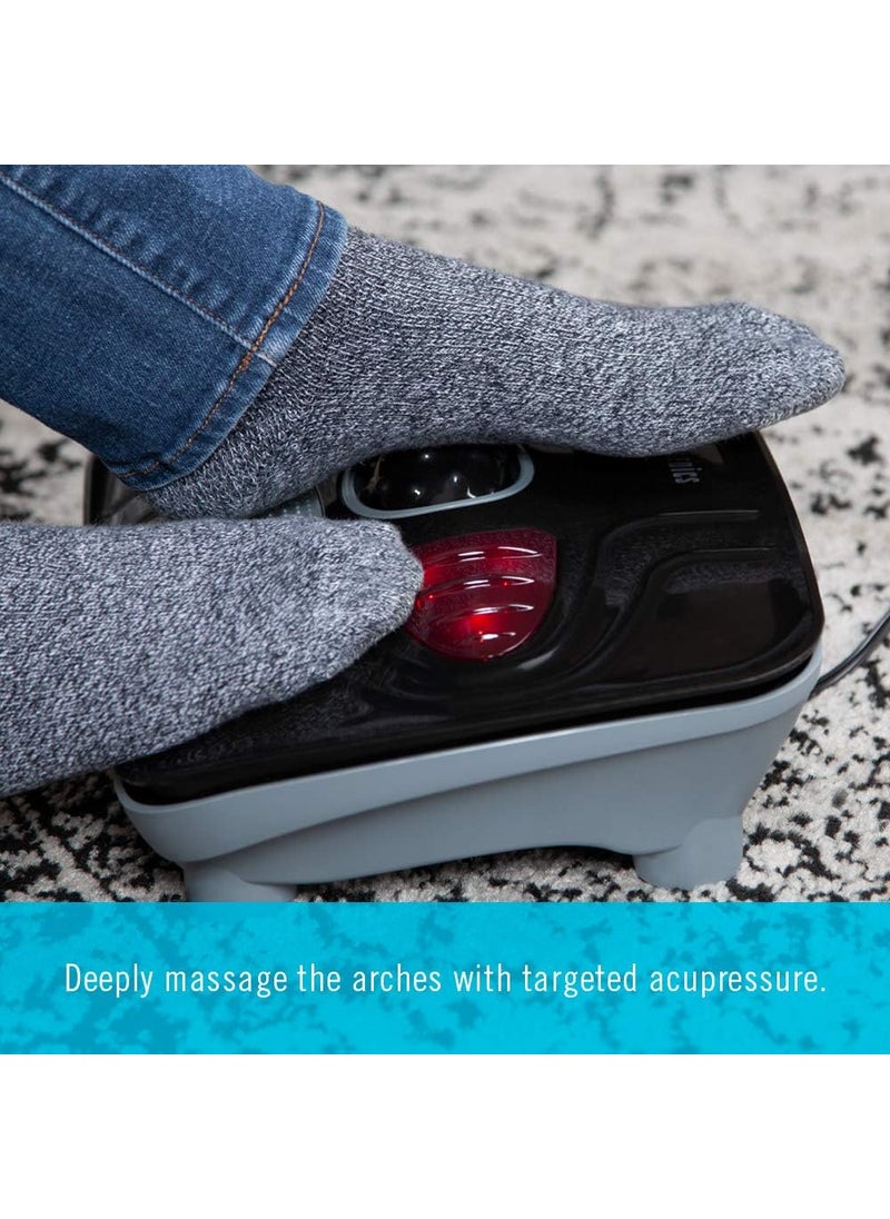HoMedics Homedics Vibration Foot Massager  Heated Portable Foot Massager Machine Soothing Heat with MultiPoint Sensations and ToeTouch Control  - Image 3