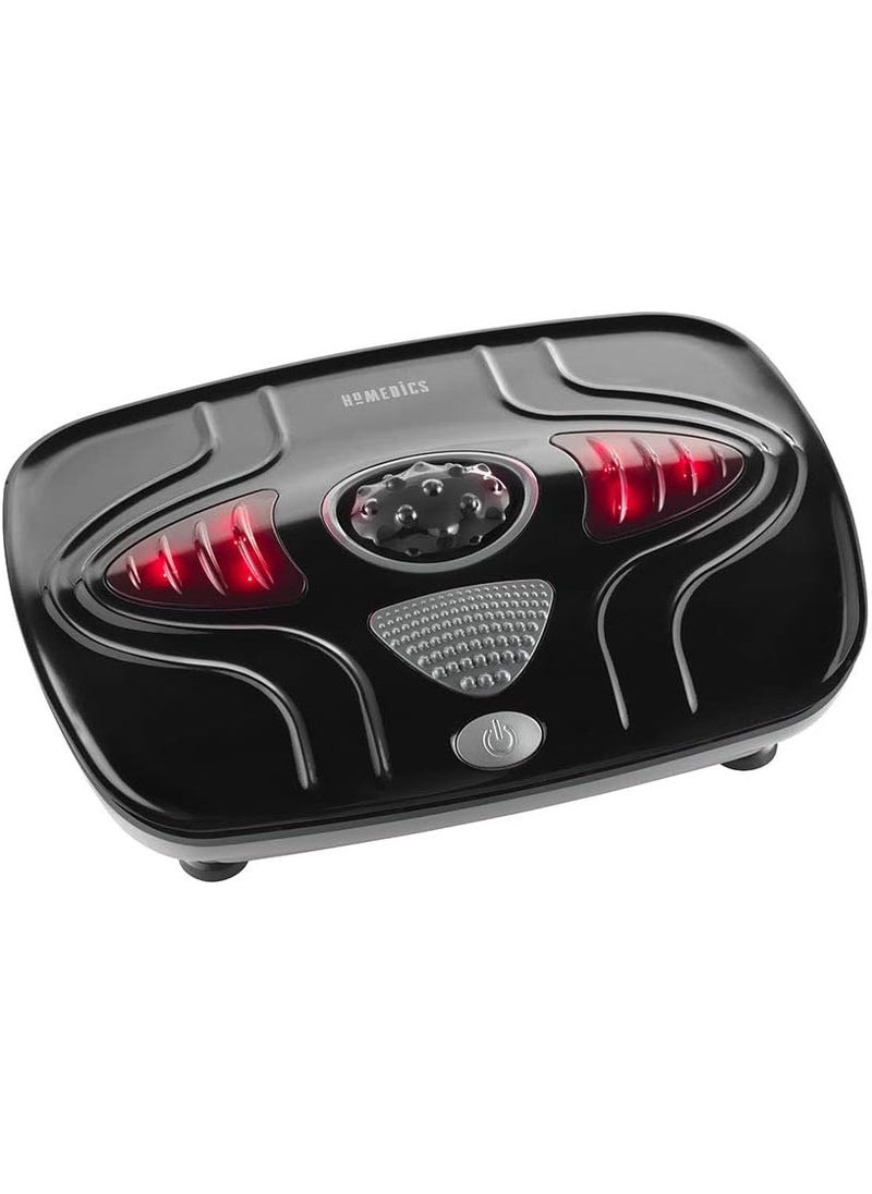 HoMedics Homedics Vibration Foot Massager  Heated Portable Foot Massager Machine Soothing Heat with MultiPoint Sensations and ToeTouch Control  - Image 1