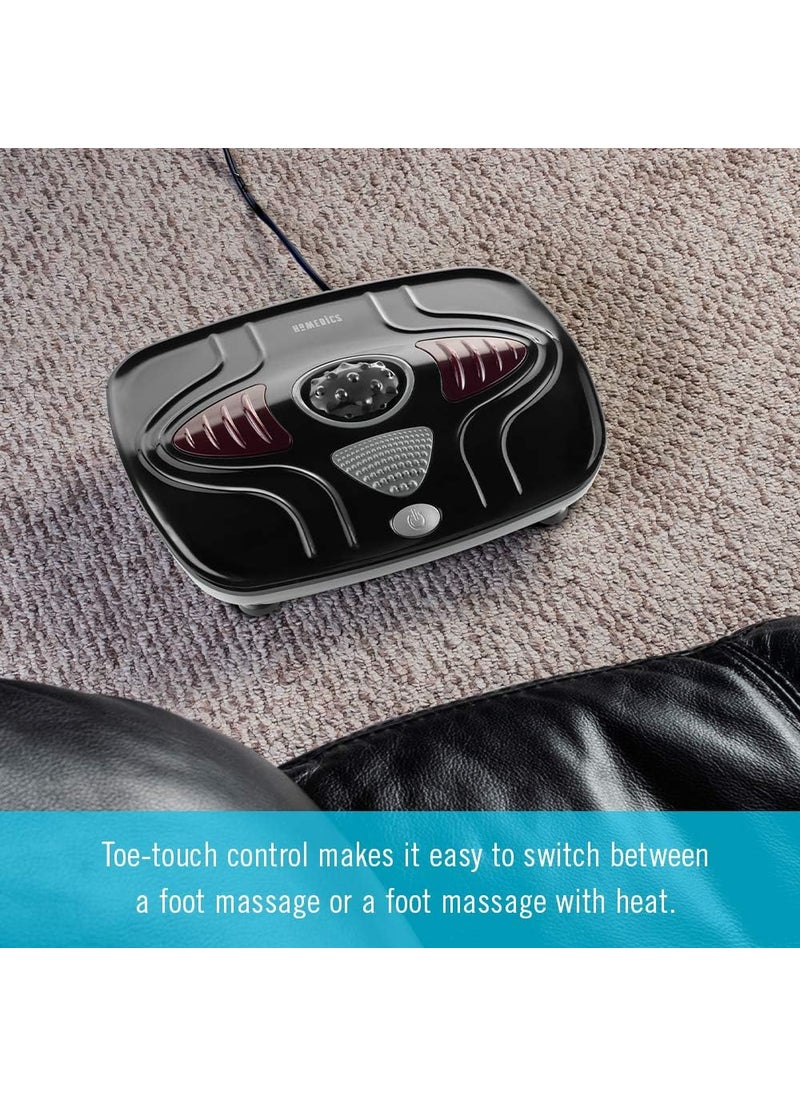 HoMedics Homedics Vibration Foot Massager  Heated Portable Foot Massager Machine Soothing Heat with MultiPoint Sensations and ToeTouch Control  - Image 5
