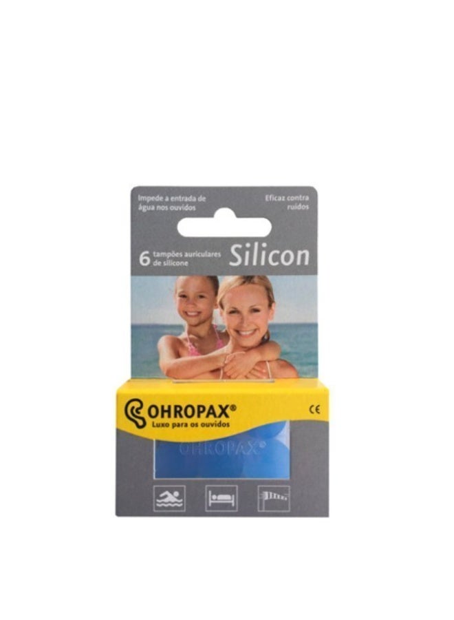 Ohropax Silicon Earplugs x6 - Image 1