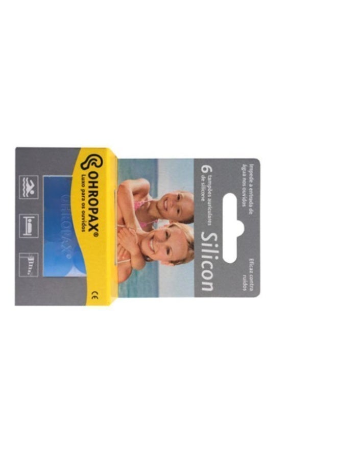 Ohropax Silicon Earplugs x6 - Image 2